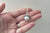 Snow and Silver Pearl Acorn Necklace