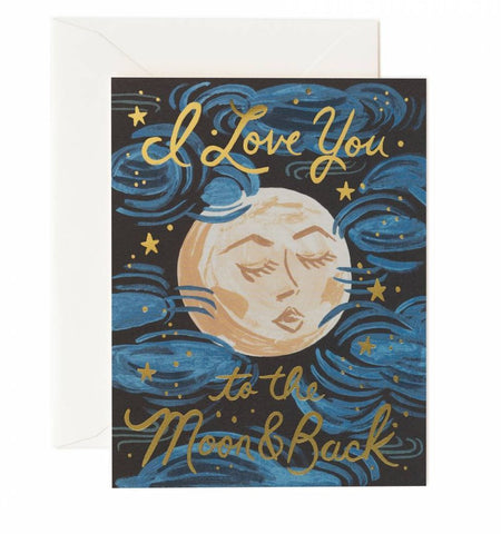 1 Year Gift Sub & I Love You to the Moon and Back Card