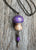 Mystic Purple Mushroom Necklace