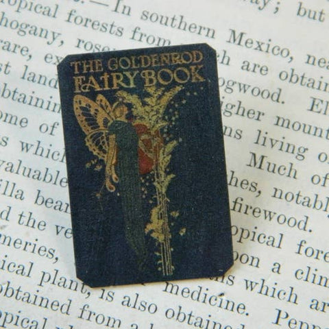 The Goldenrod Fairy Book Book Cover Pin
