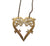 Fiddlehead Fern Heart Necklace