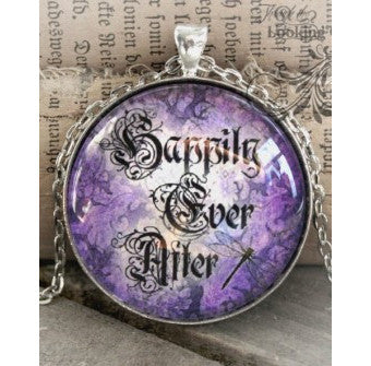 Happily Ever After Looking Glass Pendant