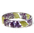 Lilac Flowers Resin Bracelet