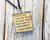 Follow Your Bliss Pendant with Joseph Campbell Quote