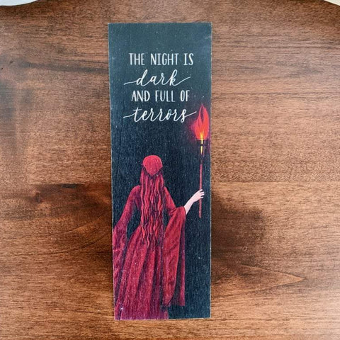 The Night is Dark Game of Thrones Bookmark