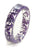 Purple Flower Resin Bracelet