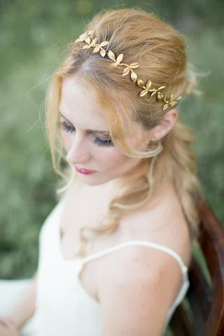 Petite Gold Leaf Crown