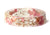 Pink Larkspur Resin Bracelet