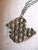 Sterling Silver Long Honeycomb Necklace